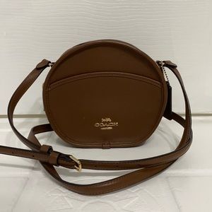 Brown Coach Side Purse